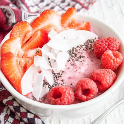 Picture of KETO Strawberry Bowl